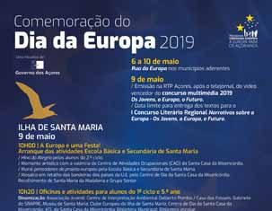 Governo dos Açores promove comemorações regionais do Dia da Europa em Santa Maria