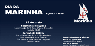Dia da Marinha 2019 comemorado nos Açores com várias atividades