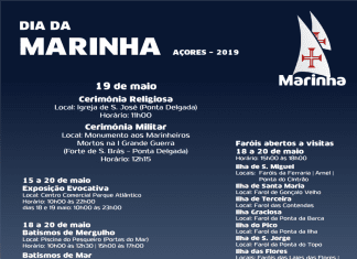 Dia da Marinha 2019 comemorado nos Açores com várias atividades