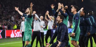 Tottenham pela primeira vez na final da Liga dos Campeões, ao vencer o Ajax