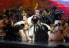 Eurovisão. Organização apanhada de surpresa com bandeiras de Israel e da Palestina em atuação de Madonna