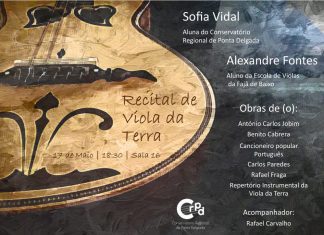 Alexandre Fontes e Sofia Vidal em Recital de Viola da Terra