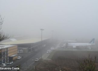 Nevoeiro afeta algumas ligações aéreas nos Açores