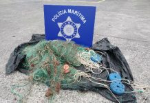 Polícia Marítima apreende cerca de 150 metros de rede e pescado ao largo da Ilha de Santa Maria