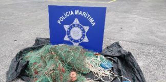 Polícia Marítima apreende cerca de 150 metros de rede e pescado ao largo da Ilha de Santa Maria
