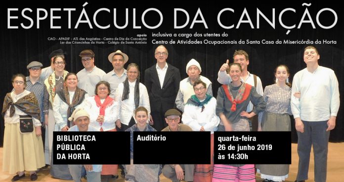 Espetáculo de canção Grupo Etnográfico do Centro de Atividades Ocupacionais da Santa Casa da Misericórdia da Horta
