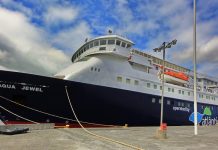 Atlânticoline, S.A. – Azores Express substituído por Aqua Jewel na operação sazonal 2019