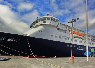 Atlânticoline, S.A. – Azores Express substituído por Aqua Jewel na operação sazonal 2019