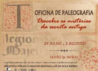 Biblioteca Pública e Arquivo Regional Luís da Silva Ribeiro promove oficina de paleografia