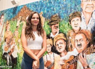 Andreia Sousa em residência artística no Pico