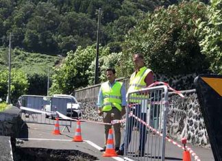 Reabilitação de troço de estrada regional em São Jorge terá início de imediato, assegura Diretor Regional