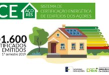 Dados do Sistema de Certificação Energética revelam aumento da eficiência energética dos edifícios dos Açores