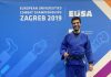 ATLETA RODRIGO PONTE DO JUDOLAG NO EUROPEU DE ZAGREB