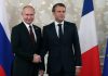 Putin reúne-se com Macron em França a 19 de agosto