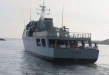 Navio patrulha oceânico Setúbal inicia missão nos Açores