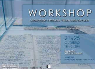 Biblioteca Pública Luís da Silva Ribeiro, em Angra do Heroísmo, realiza oficina de preservação de papel