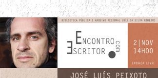Biblioteca Pública e Arquivo Regional Luís da Silva Ribeiro promove Encontro com o Escritor José Luís Peixoto