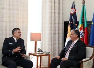 Presidente do Governo recebeu Comandante Regional da PSP