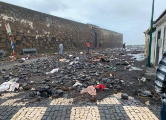 Proteção Civil – Faial regista 46 ocorrências na passagem do furacão Lorenzo