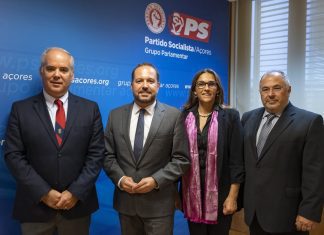 Francisco César reeleito, por unanimidade, Presidente do Grupo Parlamentar do PS/Açores