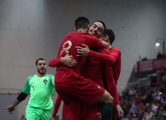 Portugal goleia Letónia no arranque da qualificação para o Mundial de futsal