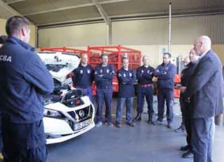Proteção Civil dos Açores e Direção Regional da Energia promovem formação de Salvamento e Desencarceramento em carros elétricos e híbridos
