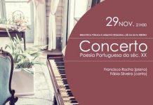 Biblioteca Pública Luís da Silva Ribeiro, em Angra do Heroísmo, promove concerto “Poesia Portuguesa do século XX”