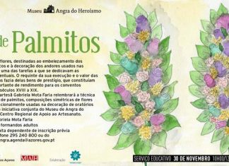 Museu de Angra do Heroísmo promove ateliê de palmitos