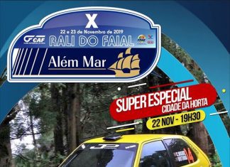 X Rali do Faial – Além Mar 2019 16 equipas participam na última prova da temporada que arranca hoje