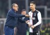 Sarri confirma que Cristiano Ronaldo deve falhar jogo da Juventus no campeonato