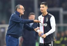 Sarri confirma que Cristiano Ronaldo deve falhar jogo da Juventus no campeonato