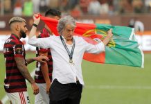 Jorge Jesus é campeão do continente e do país — agora, é também cidadão honorário do Rio
