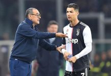 Maurizio Sarri diz que Ronaldo tem dificuldades a treinar há semanas. “Tantos jogadores nestas condições teriam dado um passo atrás”