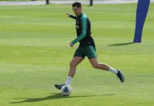 Ronaldo sem limitações no primeiro treino de Portugal