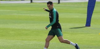 Ronaldo sem limitações no primeiro treino de Portugal
