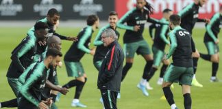 Seleção portuguesa: é dia de treino