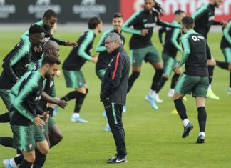 Seleção portuguesa: é dia de treino