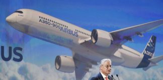 Airbus vende 50 aviões A350 à Emirates