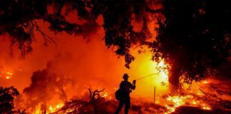 Incêndio nas montanhas da Califórnia obriga milhares de residentes a fugir