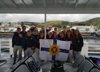 Nadadores do CNH em estágio de Natal em Rio Maior