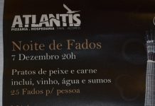 Campanha de Natal – Pizzaria Atlantis promove noite de fados para angariação de fundos para instituições locais