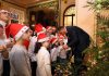 Crianças da Lagoa cumprem a tradição de inaugurar a Árvore de Natal da Presidência