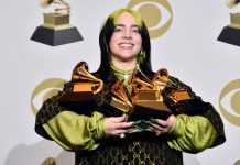 Billie Eilish vence principais quatro categorias dos Prémios Grammy