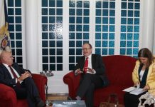 Presidente da CMH recebe Embaixador do Reino Unido da Grã Bretanha e Irlanda do Norte