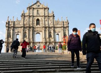 Coronavírus: Menos 73,6% de visitantes na semana do Ano Novo Chinês e centro histórico em Macau vazio