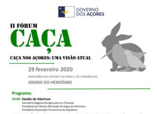 Governo dos Açores realiza II Fórum da Caça na ilha Terceira, a 29 de fevereiro
