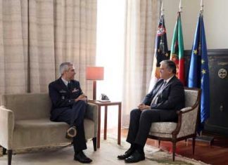 Vasco Cordeiro recebeu novo Comandante da Zona Aérea dos Açores