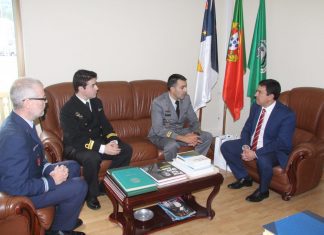 MARK SILVEIRA RECEBEU OFICIAIS DAS FORÇAS ARMADAS