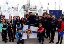 Velejadores do CNH disputaram segunda prova do Campeonato Regional de Vela Ligeira