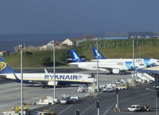 Ryanair avança com ‘lay-off’ em Portugal a partir de 01 de abril